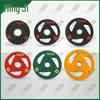 Mingji Colored PU Coated Steel Barbell Weight Plates
