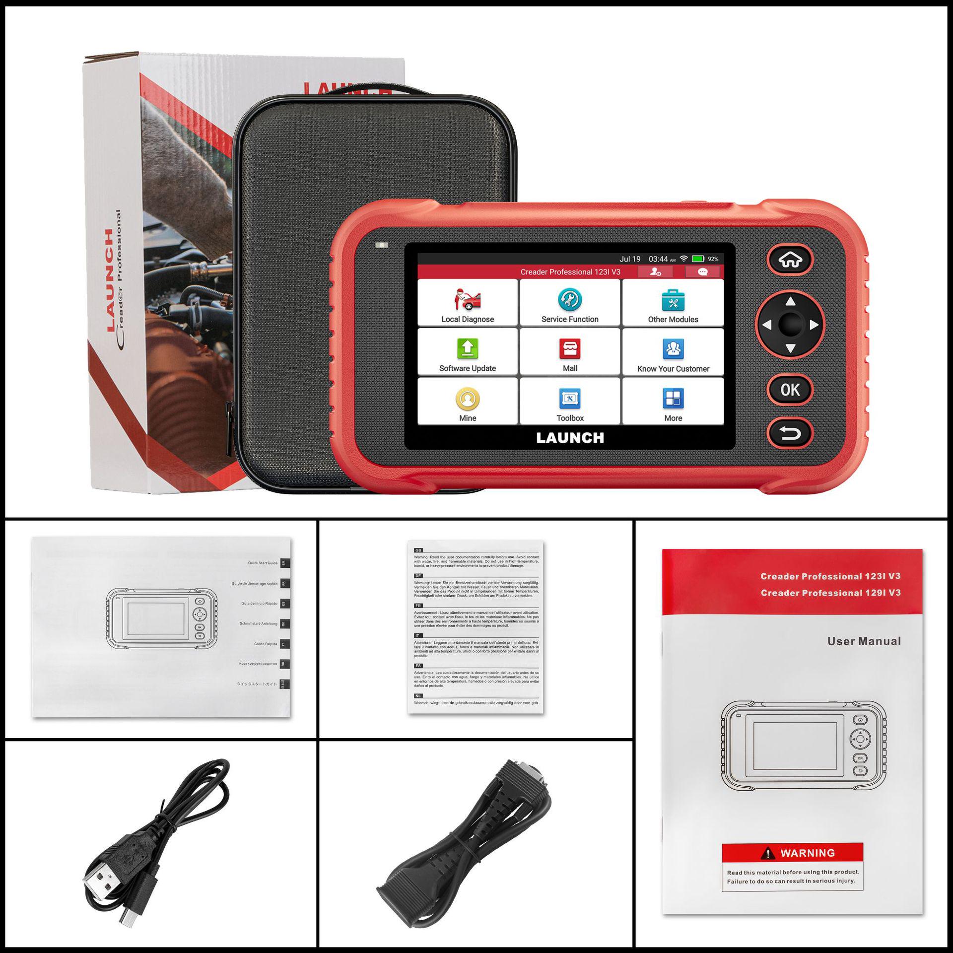 LAUNCH CRP123i/CRP123E Automašīnas diagnostikas rīks -