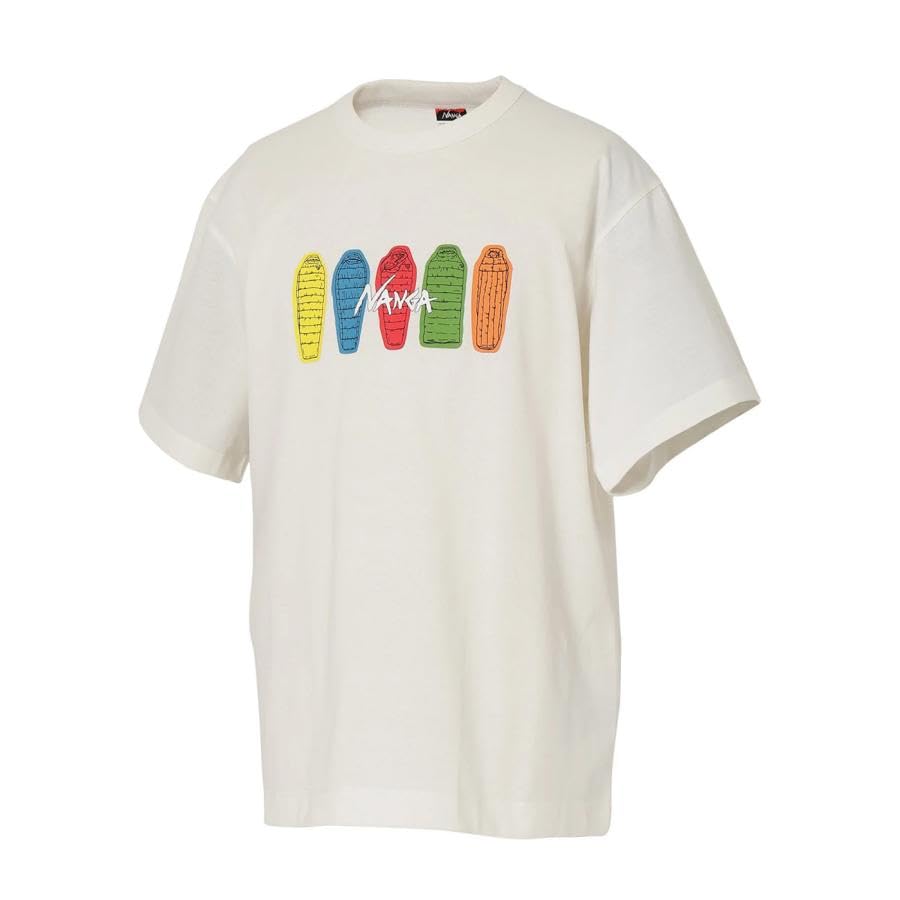 NANGA Short Sleeve Eco H SB PT Short Sleeve T BLK XL Men's N2500-1M023Z