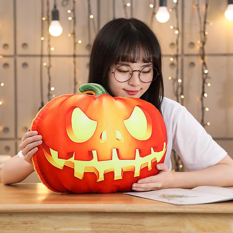 Pumpkin Halloween Zombie Ghost Bat Plush Toy Stuffed Doll Decoration Gift Kids