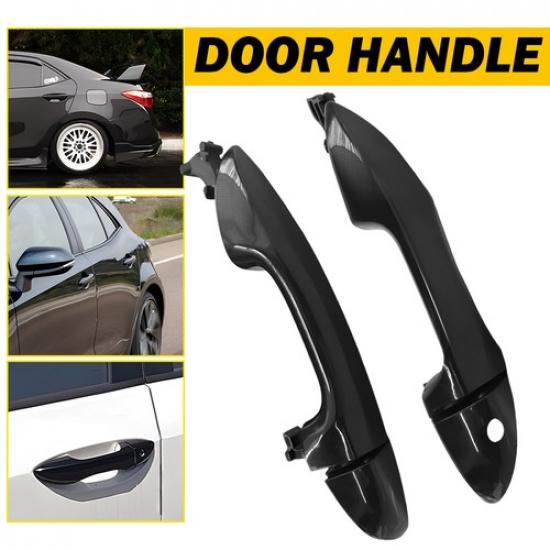 Pair Panel Handle Door Exterior Left Front for Left Rear Toyota Corolla 2014-19