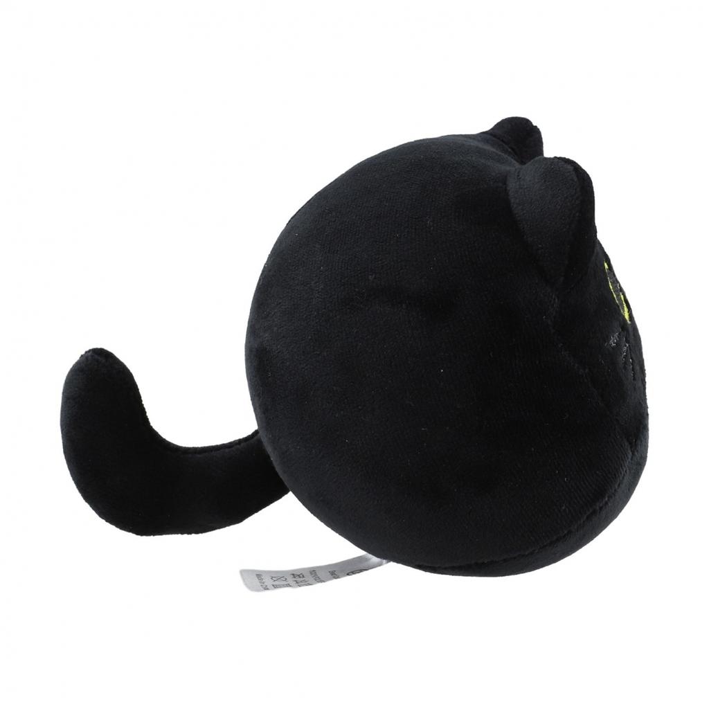 Sofa Dekorasyonu İçin 3D Siyah Kedi Peluş Oyuncak Yastık Sevimli Yumuşak Kedi Tasarımı