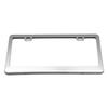 Universal Alloy License Plate Frame Black Carbon Bracket American Auto Accessory Fiber Number Plate TAG Cover for Front Rear