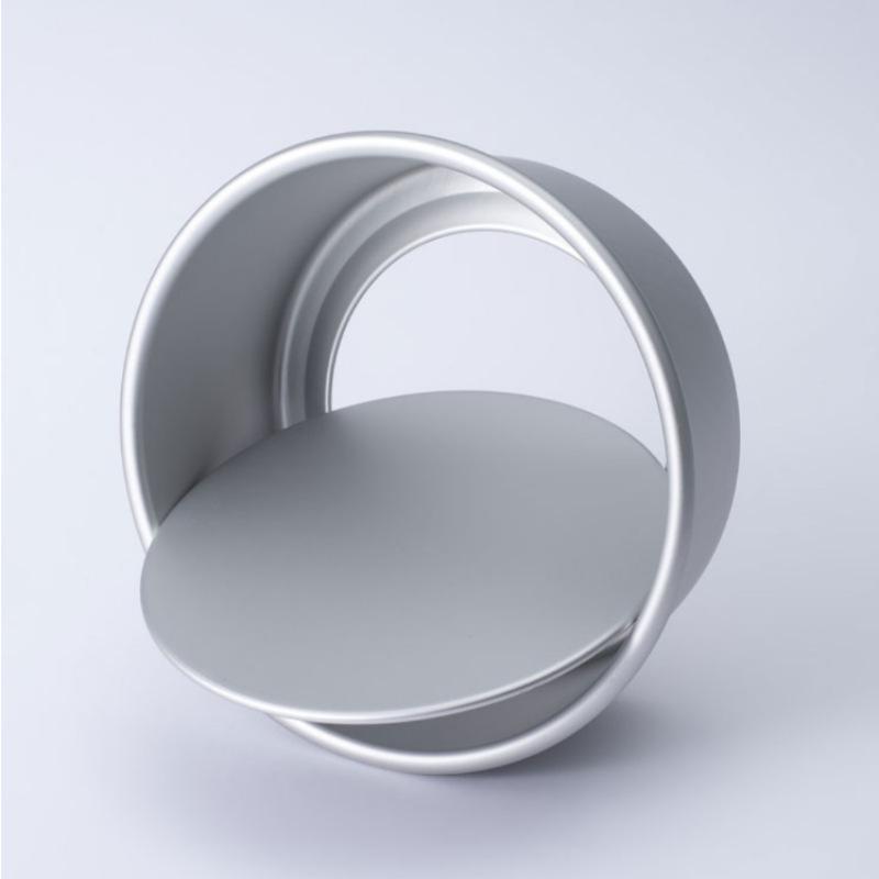 Aluminum Alloy Non-Stick Baking Pan with Removable Bottom for Chiffon Cakes and Mousse