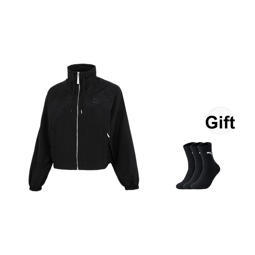 Puma Infuse Relaxed Webjacke Damenjacke Schwarz 626047-01