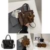 Trendy Pu Shoulder Bag For Women 2023 Autumn Winter Vintage Casual Water Bucket Bag