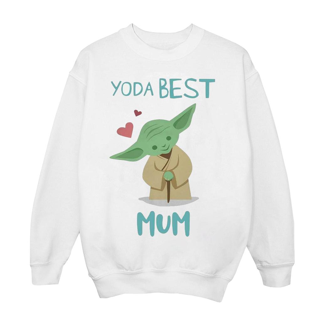 Star Wars Womens/Ladies Yoda Best Mum Sweatshirt