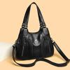 Women Luxury PU Leather Handbags New Ladies Large Tote Bag Female Shoulder Bags Fashion Designer Solid Color Crossbody Bags