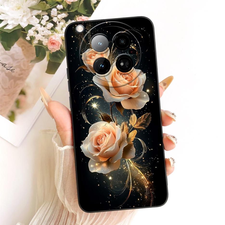 Für Infinix Zero 40 4G Hülle X6860 Luxuriöse Blumen Candy Bemalte Abdeckung Weiche Silikonhülle Für Infinix Zero 40 5G X6861 Zero40 Taschen