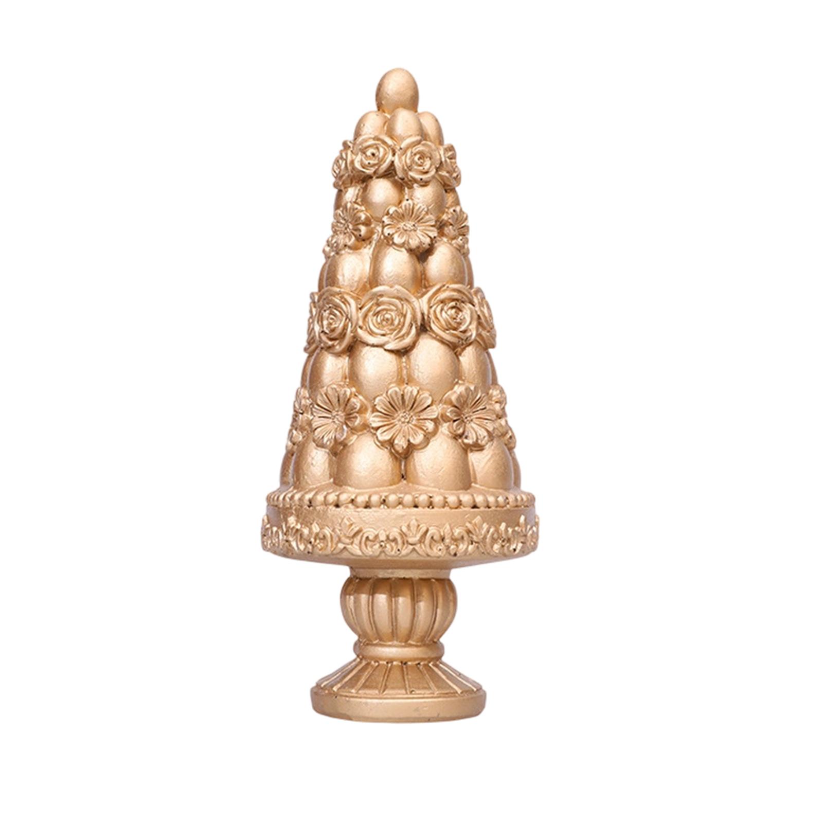 

Easter Tree Figurine Easter Decoration Fine Craftsmanship Table Centerpiece Tabletop Ornament Resin Statue For Living Room, Multicolor One Size