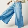 Damenhose Große Größe Stretch Jeans Lose Halbelastische Hose