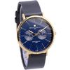 Salvatore Marra Unisex Quartz Watch with Calendar Navy Rose 40mm