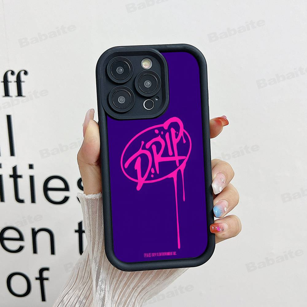 B-Baby M-Monster K-Kpop Phone Case iPhone 16 Plus 15 11 14 12 13 17 Pro Max Shockproof Soft Cover