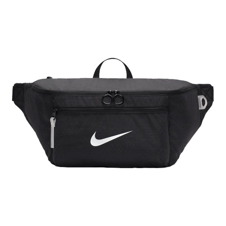 Nike Trendy Logo Print Basic Fabric Shoulder Crossbody Chest Bag Unisex bags Black DN8114-010 Black
