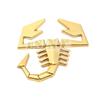 1Pc Car Styling 3D Scorpion Metal Chrome Zinc Alloy Adhesive Emblem Badge Sticker Decal for Abarth 500 600 124 125 595 Egea