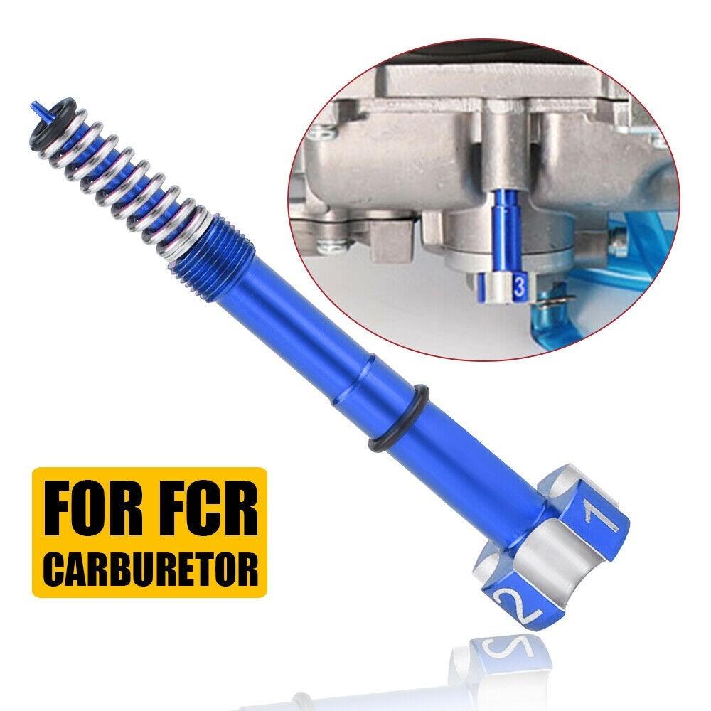 Mixture Screw Air Fuel Aluminum Alloy CNC Blue New