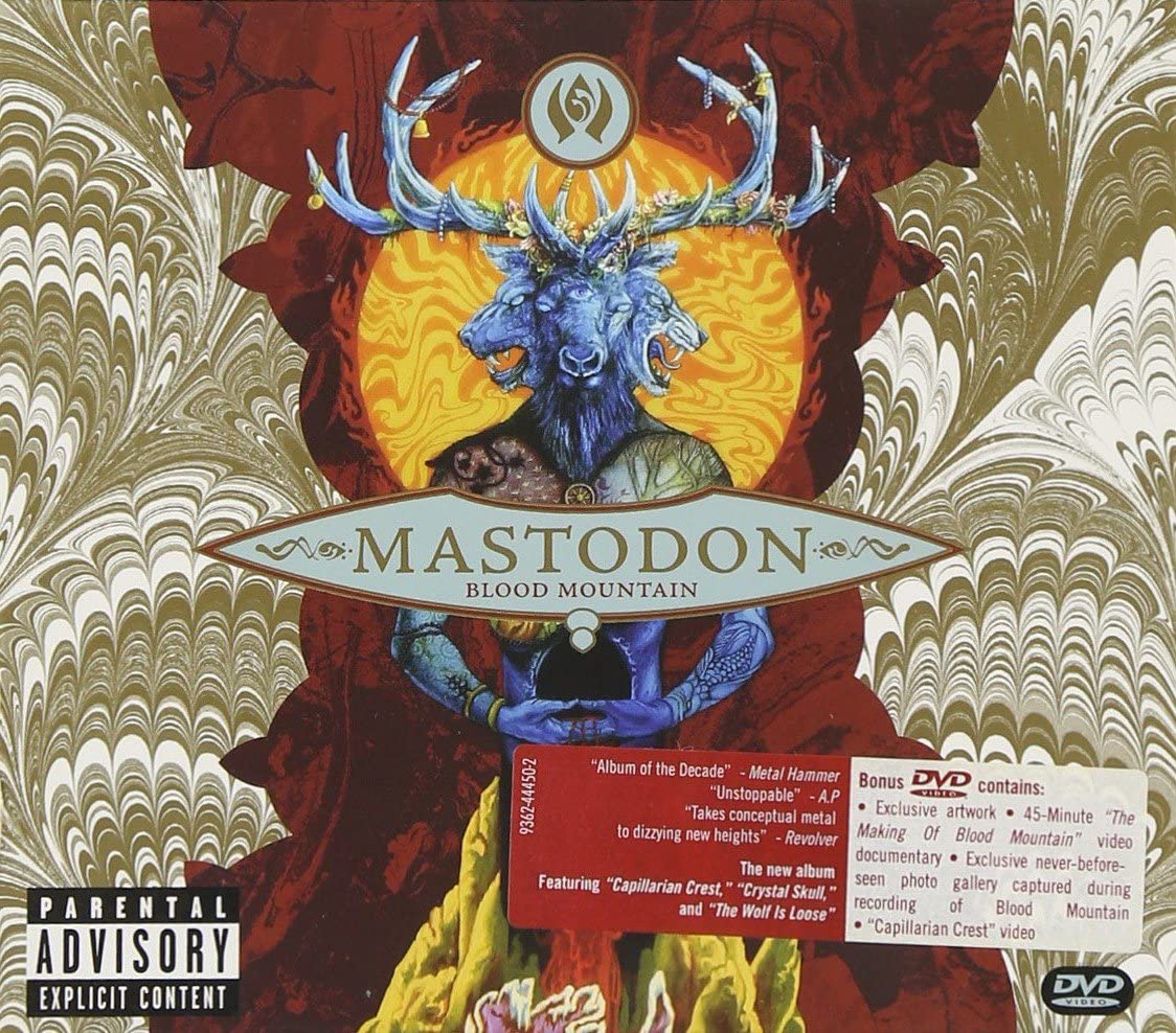 

CD MASTODON - Blood Mountain (W/Dvd) 444502 Reprise Records 2006 US Rock Used