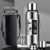Large Portable 316 Stainless Steel Thermos Kettle - Vacuum Insulated Travel Mug
