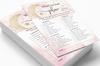 Inkdotpot 50A  Advice CardsA  For Baby Shower Game Glitter Star Advice For New Mom & Dad Gender Reveal Boy Or GirlA  Party