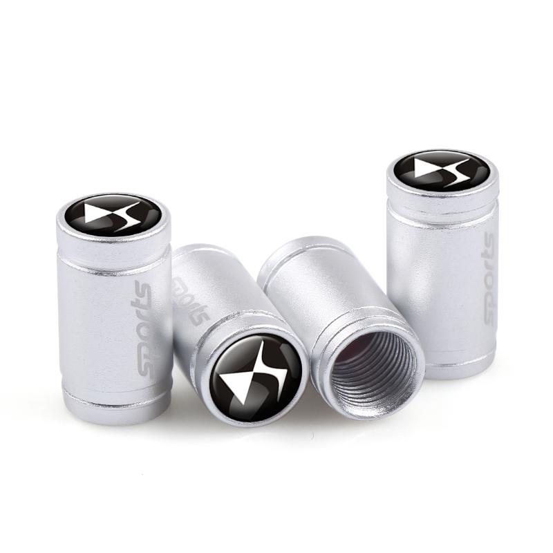 4PCS Car Styling 3D Metal Wheel Tire Valve Stem Caps Accessories For Citroen C3 C4 Grand Picasso C4L C5 C-ELYSEE Berlingo DS4 C1