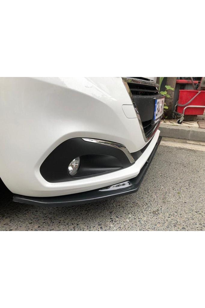 Front Bumper Attachment Lip for PEUGEOT 208 MODELS 2012 To 2020 ------Auto Styling Car Accessories Universal Spoiler Modified Flap Style