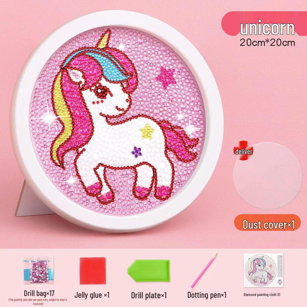 Nouveau Sticker Strass DIY 2024 Peinture Diamant Jouet pour Enfants - Kit Créatif pour Filles