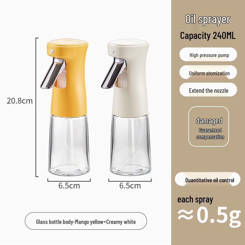 Kitchen Oil Atomizer Bottle for Air Fryer - Press Type Spray Bottle
