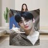 Cha EunWoo Flanelldecke Warme Überwurfdecke für Draußen Dekorativer Flauschiger Bettüberwurf Sofa Bettbezug