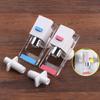 2 Pcs Replacement Faucet Spout for Water Dispenser with Two Water Valves Durable Blue and Red Pack Easy to Operate