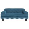 Kids Sofa Blue 70x45x30 cm Velvet