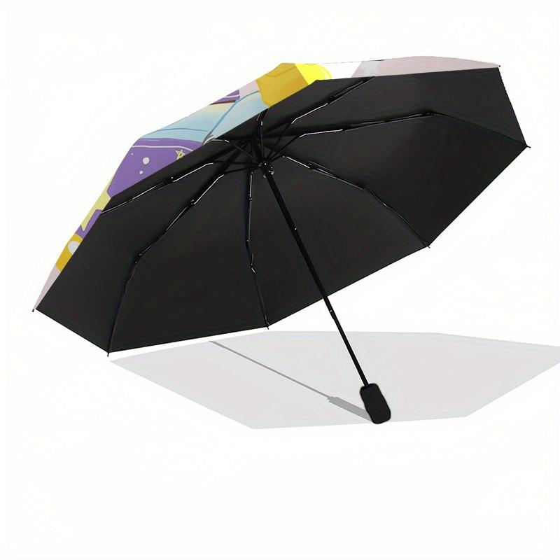 Disney Dumbo Automatic Opening and Closing Umbrella Suitable for all occasion and business umbrella, unisex portable tri fold small umbrel