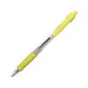 Rubber Grip 904 Ballpoint Pen, 70-Pack, Translucent Barrel, Yellow, T23-V-904-70-Y, Knock-Type Ballpoint Pen with Rubber Grip, Over 10 Million Sold,