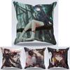 Genshin Impact Hu Tao Pillow Case Soft Plush Cushion For Magical Home Decoration