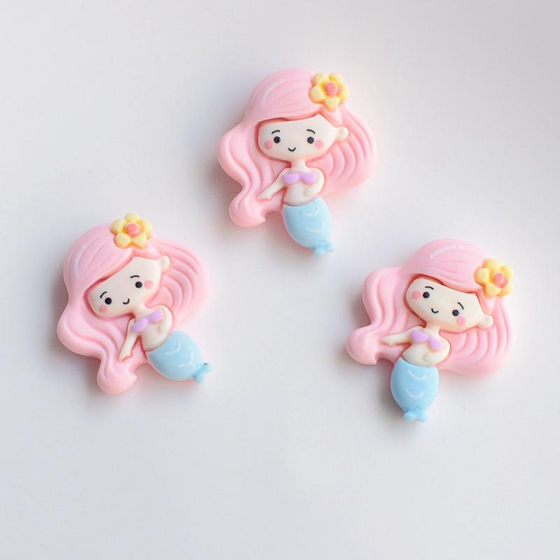 

10Pcs New Mini Cute 20-25mm Mermaid,Whale,Octopus,Shell,Conch Series Flat Back Resin Scrapbooking DIY Jewelry Craft Decoration