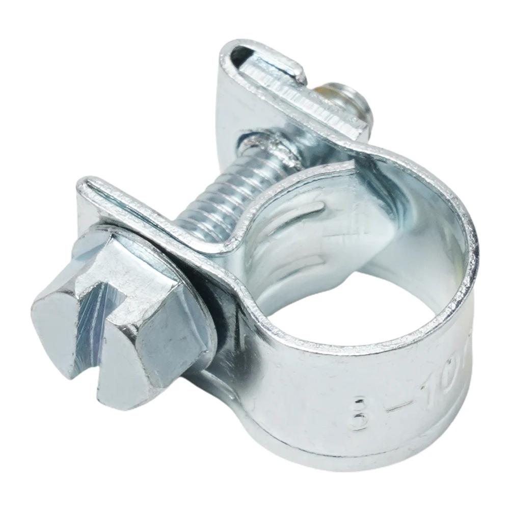 10pcs Hose Clamp Fuel Line Clamp Water Pipe Clip Seal Welding Clip For Fuel Gas Pipe Cable Coolant Radiator Anticorrosive