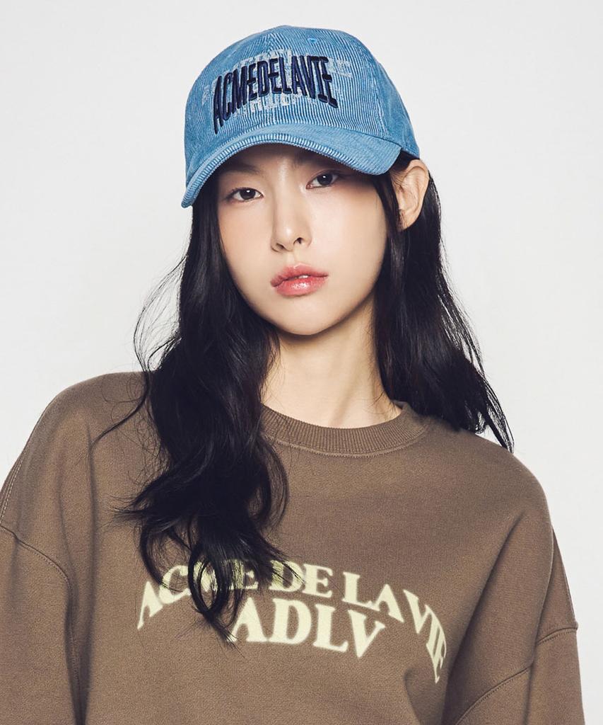 ACME DE LA VIE Corduroy Stitch Point Ball Cap