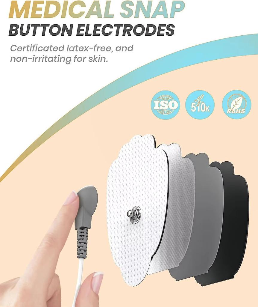 Electrode Pads Gel For Tens Acupuncture Physiotherapy Machine Slimming Pulse EMS Muscle Stimulator Self-adhesive Massager Patch