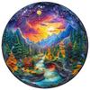 Colorful Dream Starry Sky Wooden Jigsaw Puzzle - DIY Intelligent Toy for Kids  Adults - Perfect for Christmas Halloween Birthda