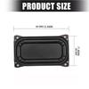 Pack of 2pcs Easy Installation Bass Boosters for Enhancing Low End In Speakers Portable Design Home and Travel Use