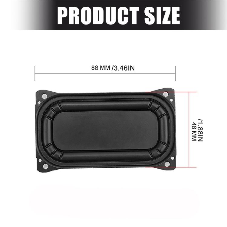 Pack of 2pcs Easy Installation Bass Boosters for Enhancing Low End In Speakers Portable Design Home and Travel Use
