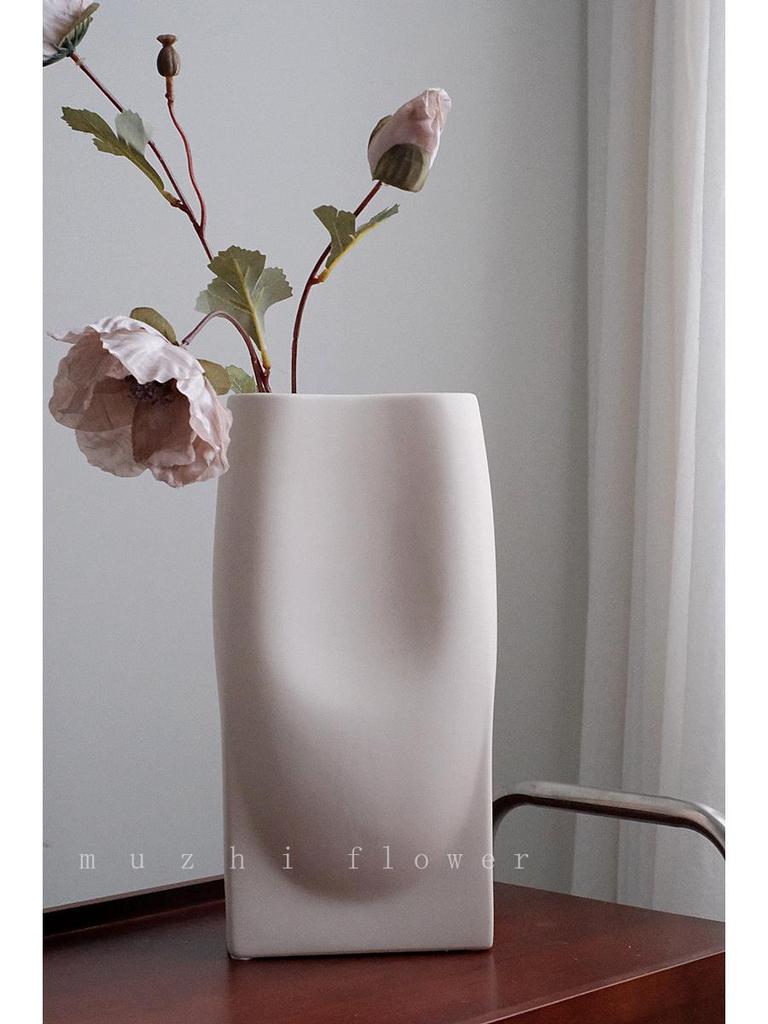 Vallmo Konstblommor - Lyxig Blomsterbukett för Vardagsrumsinredning