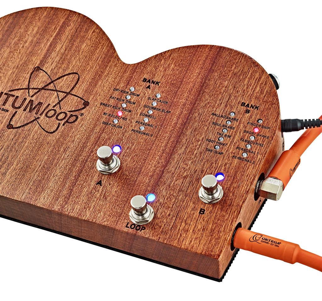 ORTEGA Ortega Foot Percussion Looper Multi Digital Percussion Stomp Box Looper QUANTUMLOOP & & []