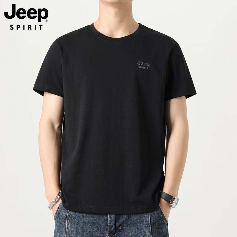 

JEEP SPIRIT Men s RHY68002 Short Sleeve Round Neck T-Shirt 2XL