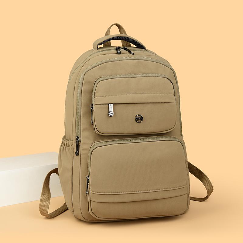 Women's Backpack Student Schoolbag Nylon Computer Bag Large Capacity Backpack