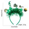 Cross-Border for St Patrick's Day Shamrock Irish Guardian Carnival Party Unisex Handmade Decorative Headband