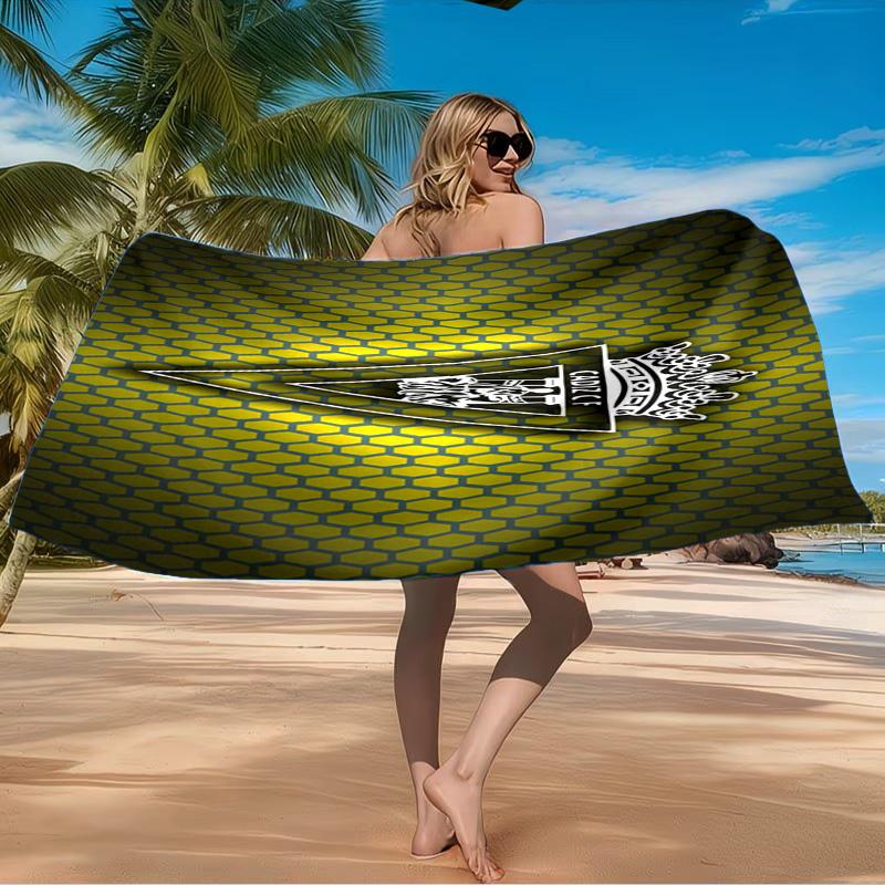 Cadiz Cf Badge Design Beach Towel Microfiber Beach Towel, Lightweight and Quick-Dry, for Summer Travel, Swimming Pool Fan Birthday Gift