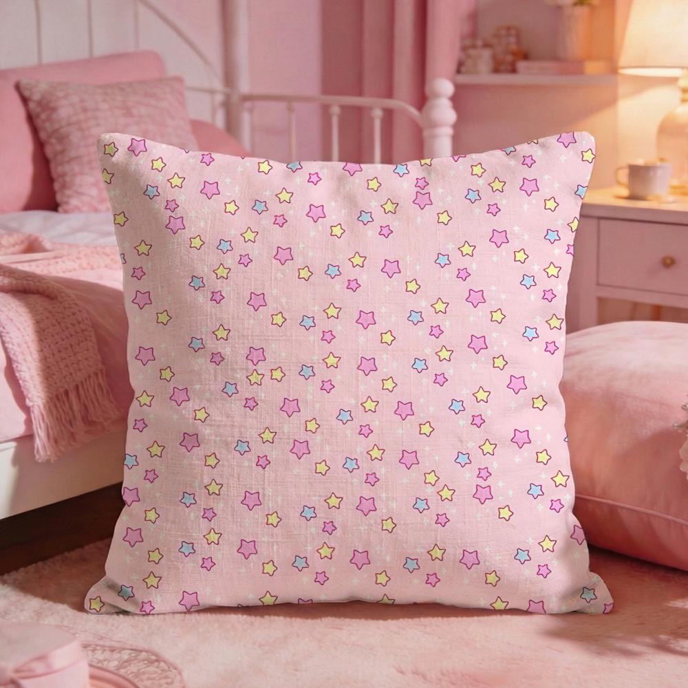 Shining SStar BackgroundS Cushion Cover Premium Comfort Reversible Pillow Cove Two in One Design for Any Room Car Interior