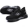 Men summer anti-smashing anti-stabbing breathable steel head soft sole comfortable lightweight work safety shoes M719