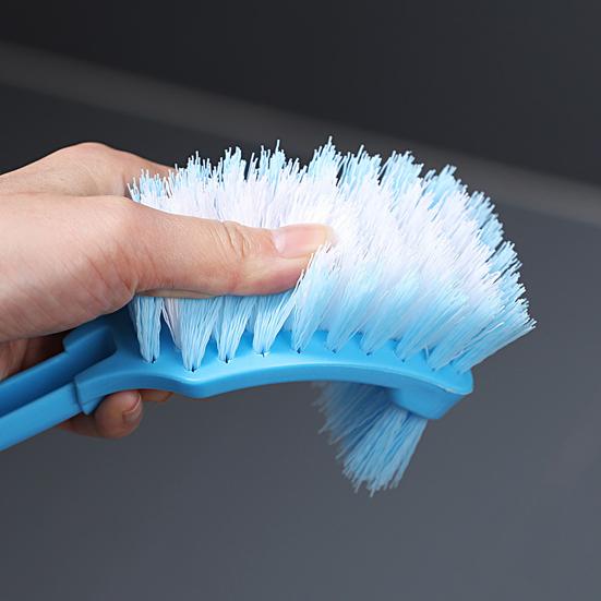 Toilet Cleaning Brush Quick Decontamination Dense Bristles Lightweight Deep Cleaning Corner Brush for Home