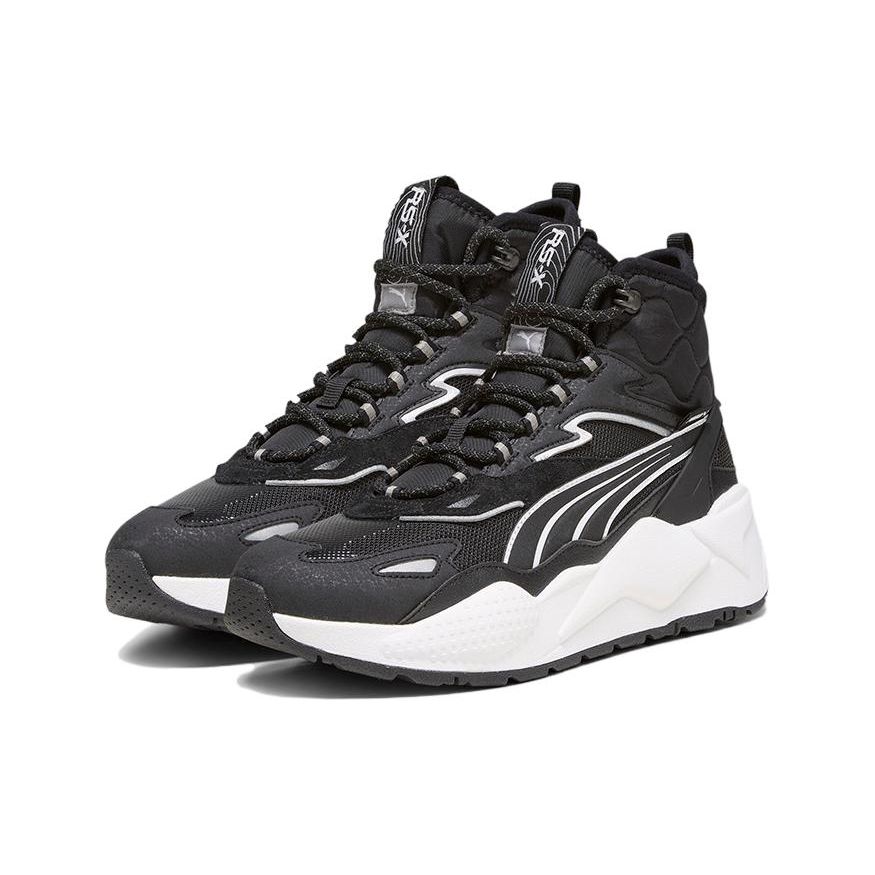 Puma Rs-X Cushioning High-Top Lifestyle Sneakers Unisex Sneakers Black White 392718-05